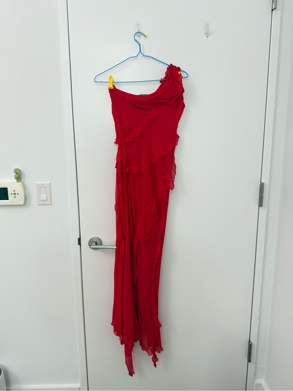 Mango Asymmetrical Ruffle Dress - Picture 5 of 5